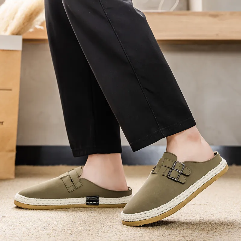 Budding Bear Abrasion Resistant Slip Resistant Closed Toe Slippers Men's-14