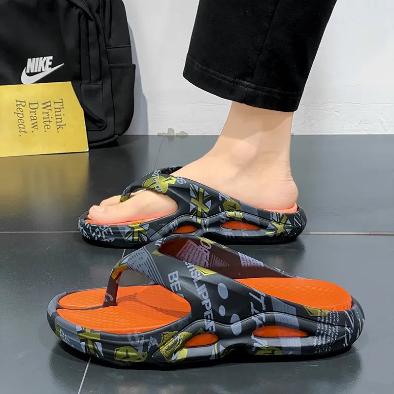 Budding Bear Flip Flops Men-3