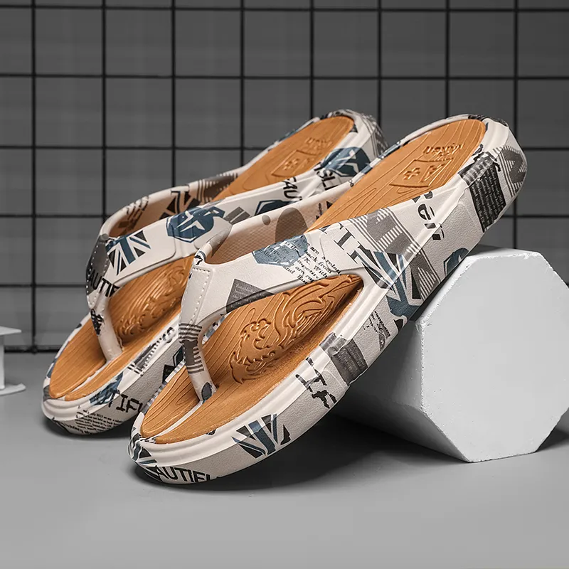 Budding Bear EVA Abrasion Resistant Slip Resistant Flip Flops Men's-6