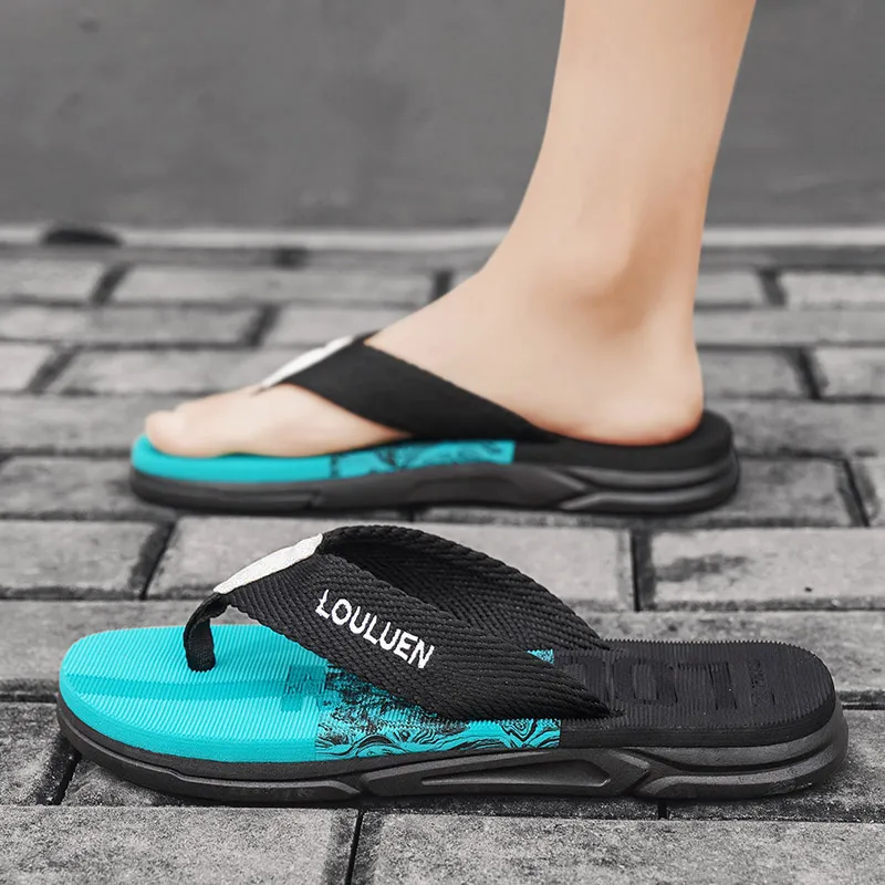 Budding Bear Quiet Odor Resistant Abrasion Resistant Slip Resistant Flip Flops Men's-8