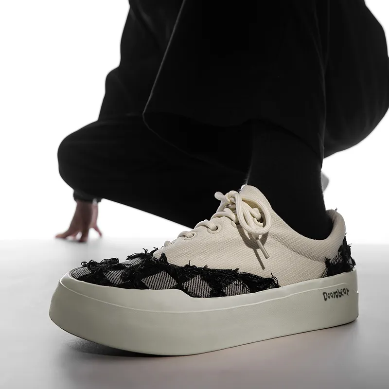 Budding Bear Anti Slip Wear Resistant Low Top Canvas Shoes Unisex Box-35