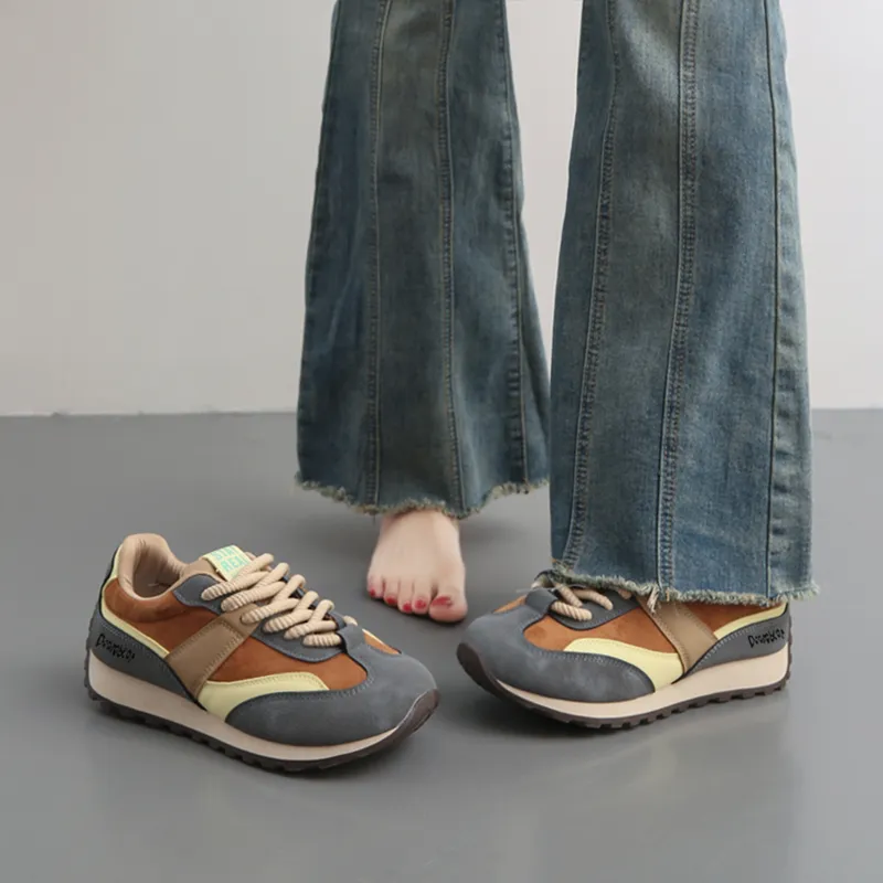 Budding Bear Anti-Slip And Wear-Resistant Lightweight Height Increasing Low-Top Casual Shoes Women's-13