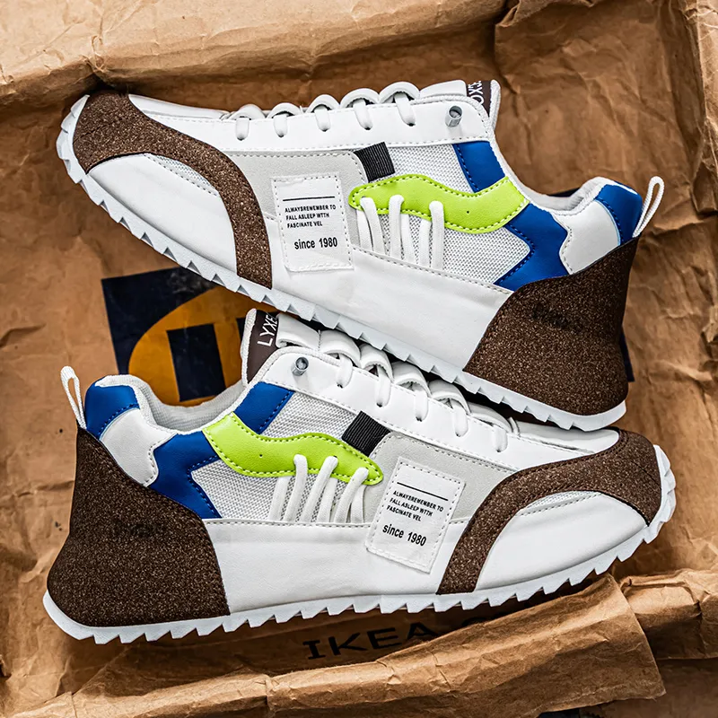 Budding Bear Anti-Slip And Wear-Resistant Lightweight Height Increasing Low-Top Casual Shoes Men's-14