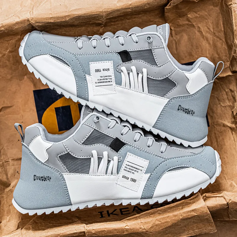 Budding Bear Anti-Slip And Wear-Resistant Lightweight Height Increasing Low-Top Casual Shoes Men's-9
