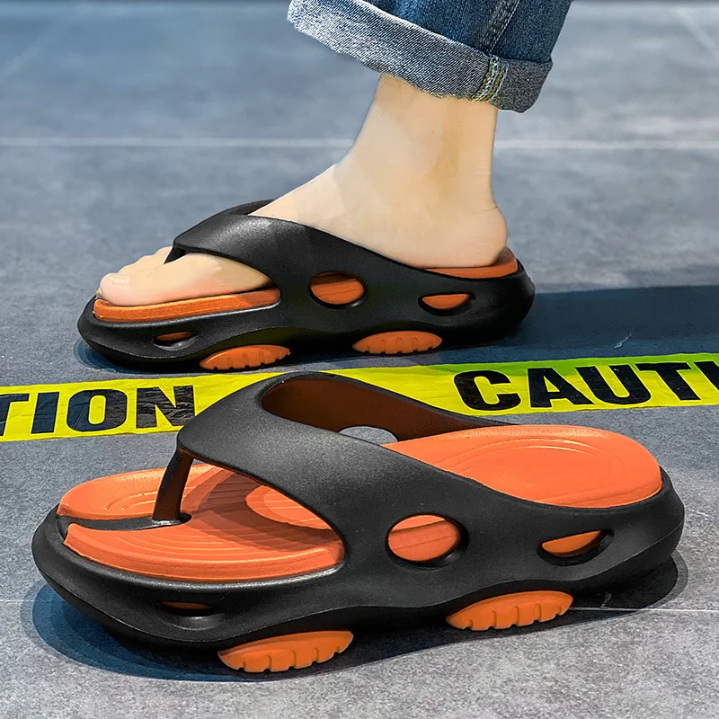 Budding Bear EVA Quiet Odor Resistant Abrasion Resistant Slip Resistant Flip Flops Men's-19