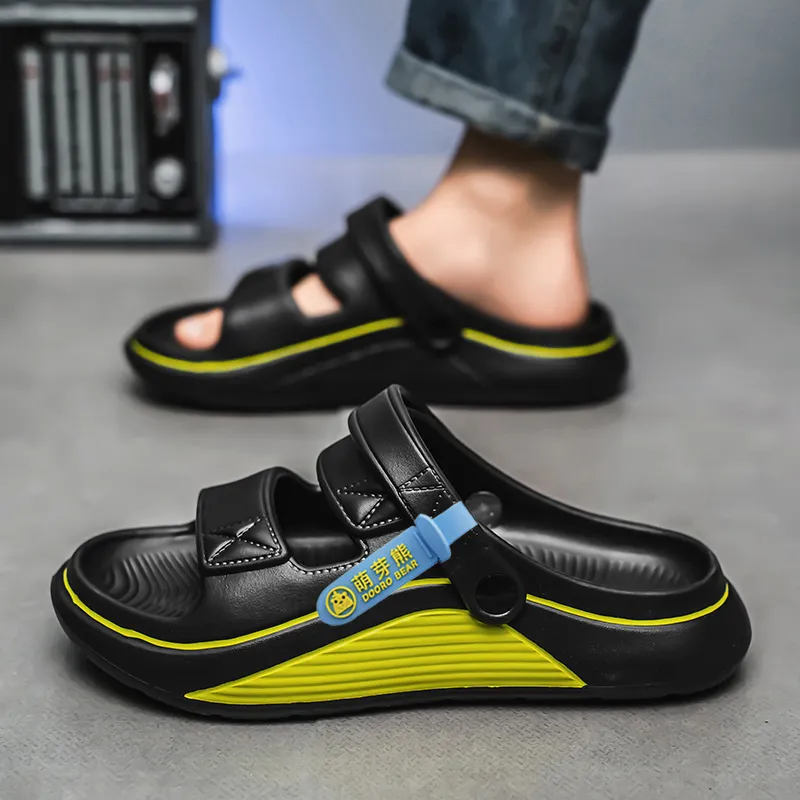 Budding Bear Cut-Out Slip-Resistant Odor-Resistant Slide Slippers Unisex-16