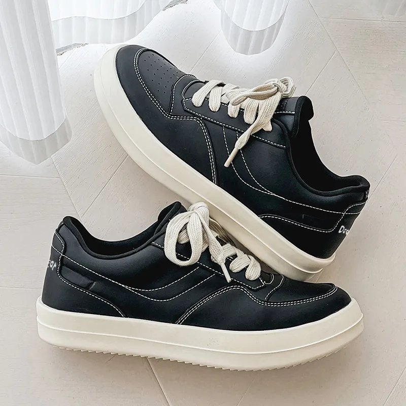 Budding Bear Slip Resistant, Abrasion Resistant, Breathable, Height Increasing Low Top Skateboard Shoes Unisex Box-3