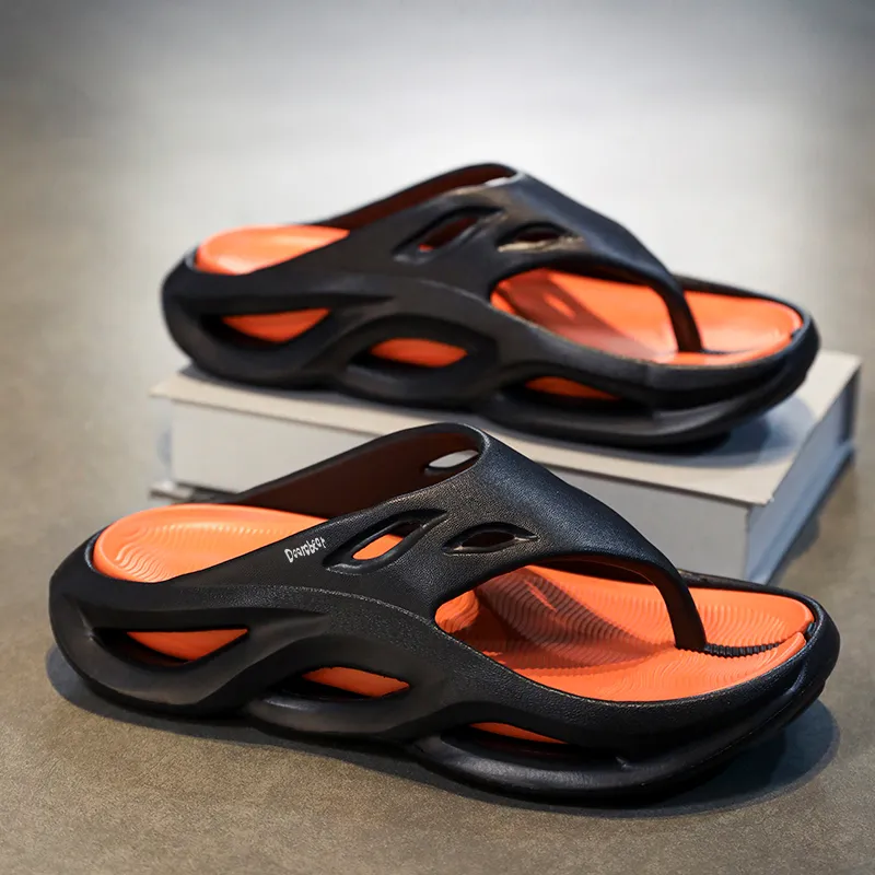 Budding Bear Quiet Odor Resistant Abrasion Resistant Slip Resistant Flip Flops Men's-11