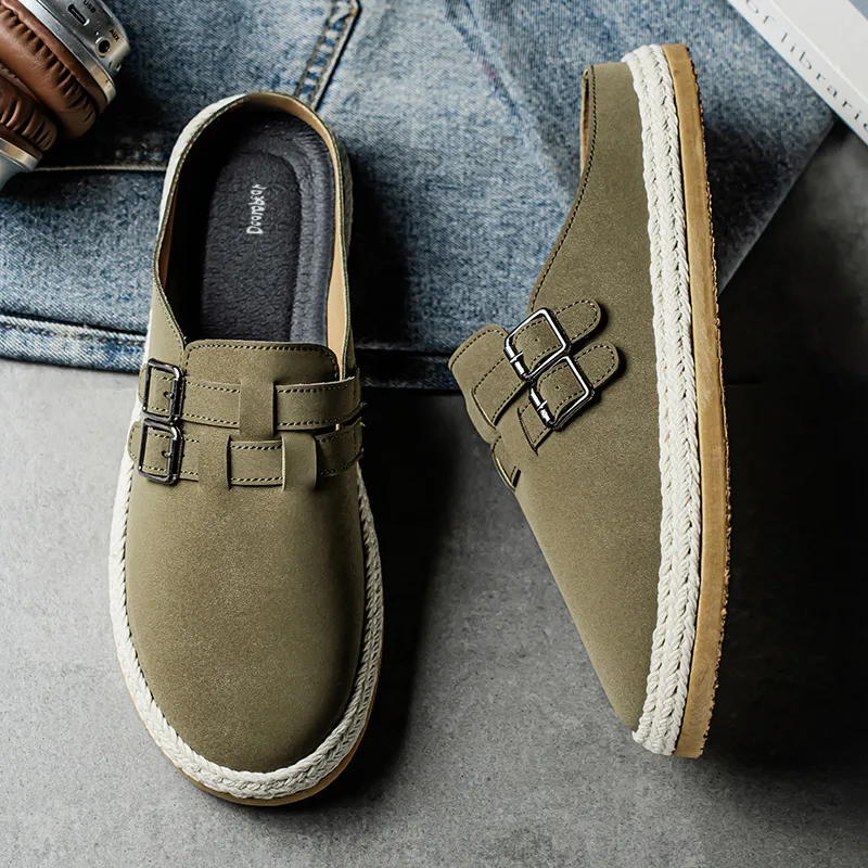 Budding Bear Abrasion Resistant Slip Resistant Closed Toe Slippers Men's-11