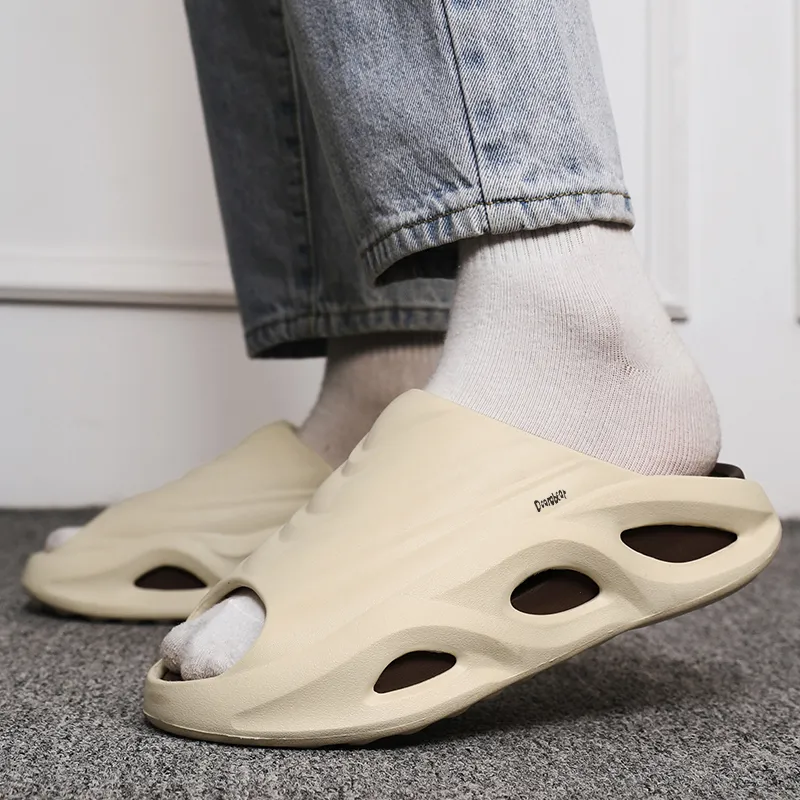 Budding Bear Quiet Slip Resistant Abrasion Resistant Slide Slippers Unisex-19