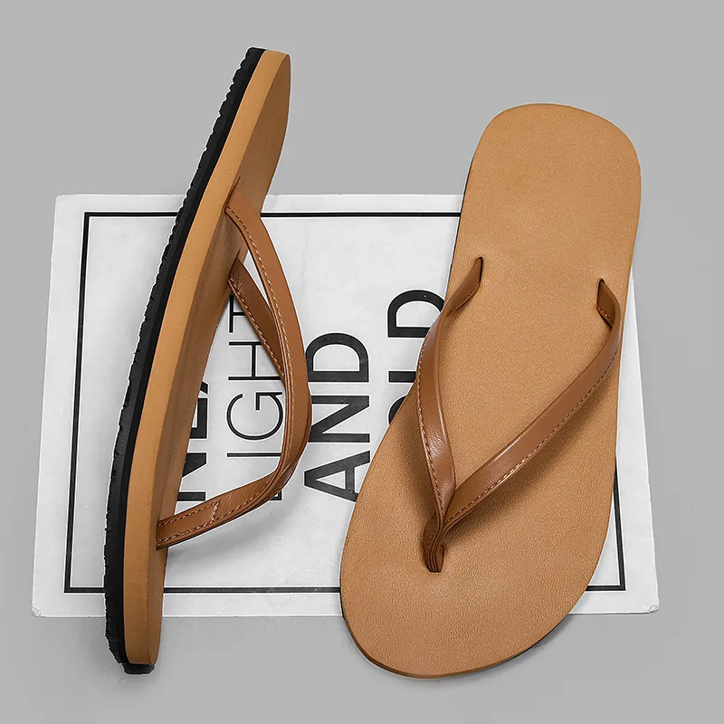 Budding Bear Quiet Odor Resistant Abrasion Resistant Slip Resistant Flip Flops Men's-6