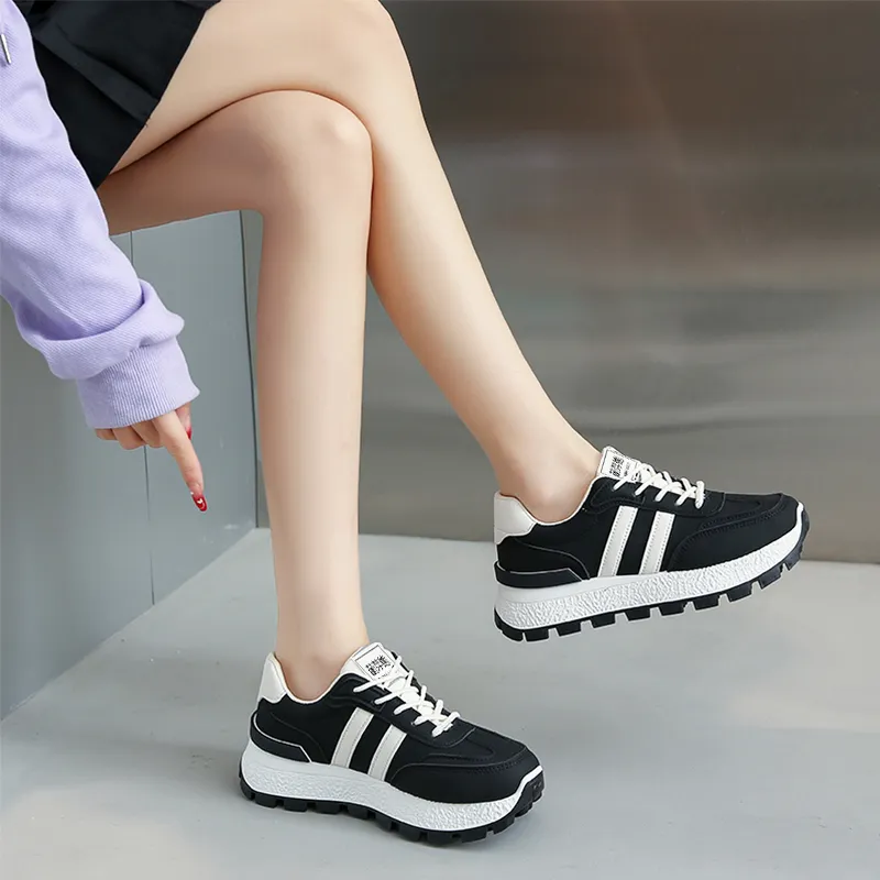 Budding Bear Anti-Slip Wear-Resistant Breathable Lightweight Height Increasing Low-Top Casual Shoes Unisex Box-11