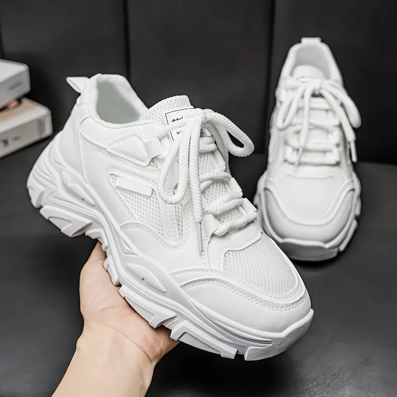 Budding Bear Anti Slip Wear Resistant Low Top Chunky Sneakers Men's Box-3