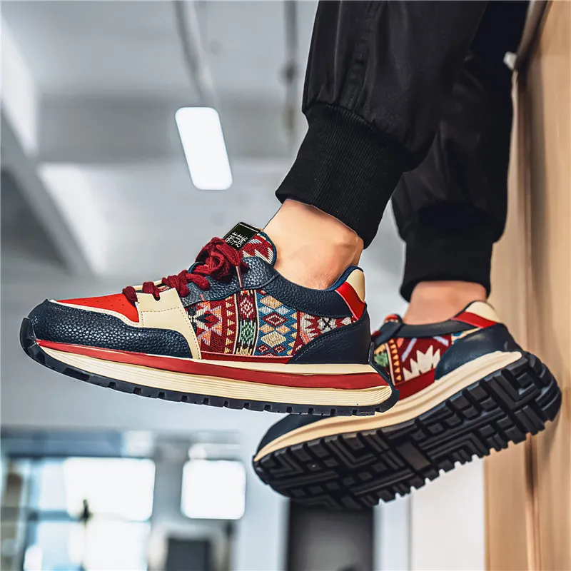 Budding Bear Slip Resistant, Abrasion Resistant, Breathable, Height Increasing Low Top Casual Shoes Men's Box-23