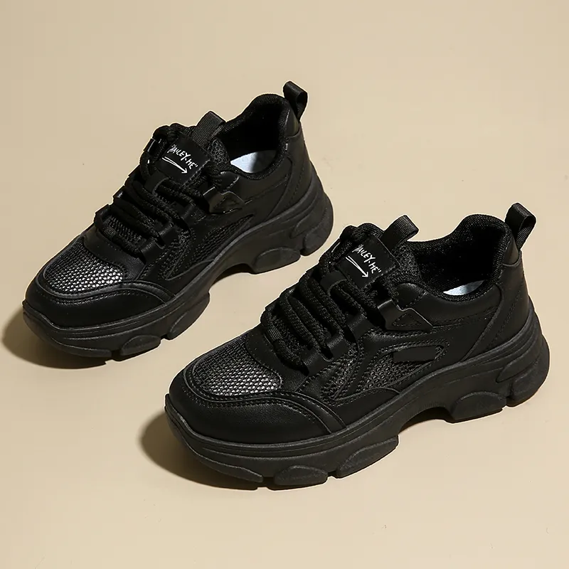 Budding Bear Anti Slip Wear Resistant Low Top Chunky Sneakers Women's-5