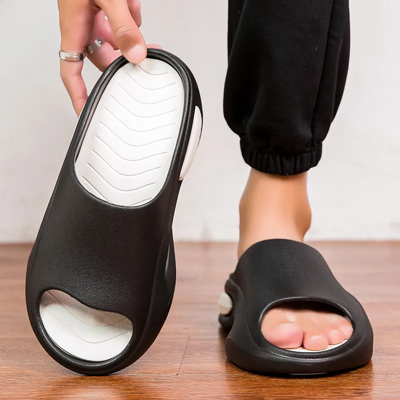 Budding Bear Quiet Slip Resistant Abrasion Resistant Slide Slippers Men's-8