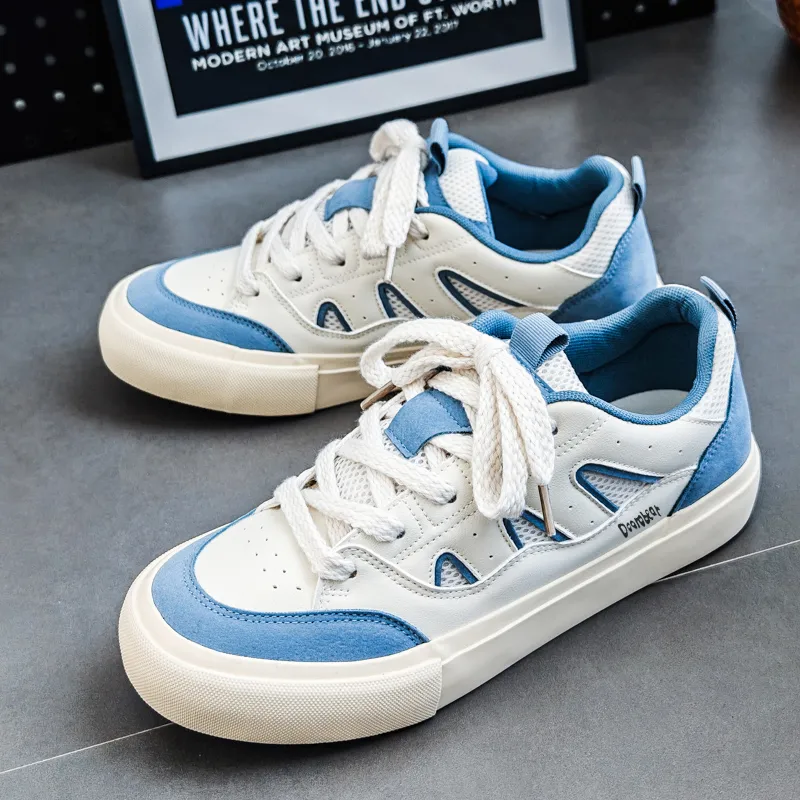 Budding Bear Slip Resistant, Abrasion Resistant, Lightweight, Breathable Low Top Skateboard Shoes Men's Box-2