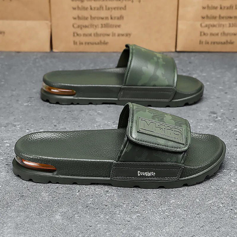 Budding Bear EVA Slip Resistant Abrasion Resistant Slide Slippers Men's-12