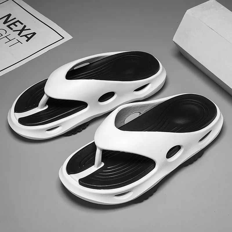 Budding Bear EVA Quiet Odor Resistant Abrasion Resistant Slip Resistant Flip Flops Men's-2