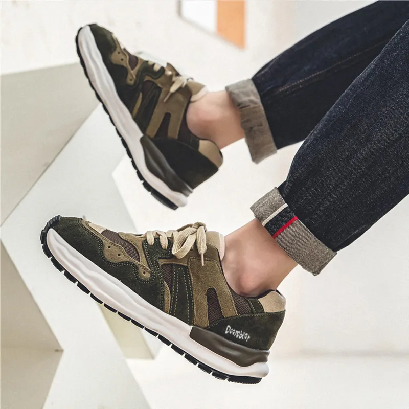 Budding Bear Slip Resistant, Abrasion Resistant, Lightweight, Height Increasing Low Top Casual Shoes Men's Box-4