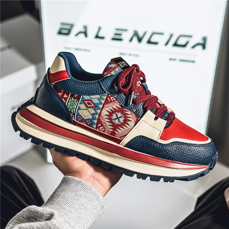 Budding Bear Slip Resistant, Abrasion Resistant, Breathable, Height Increasing Low Top Casual Shoes Men's Box-12