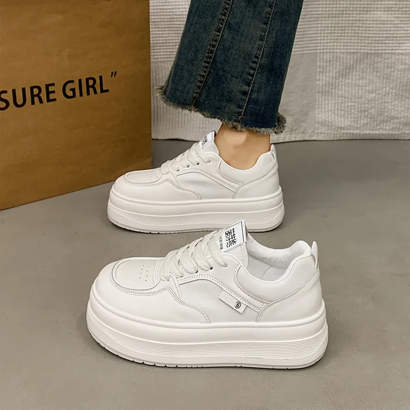 Budding Bear Slip Resistant, Abrasion Resistant, Lightweight, Height Increasing Low Top Skateboard Shoes Women's-30