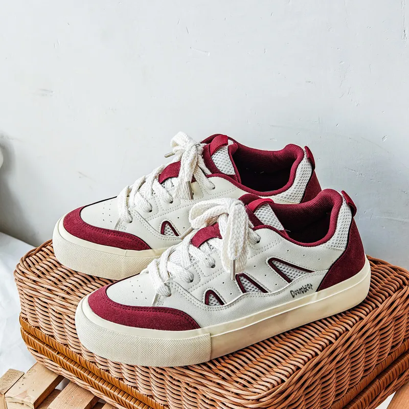 Budding Bear Slip Resistant, Abrasion Resistant, Lightweight, Breathable Low Top Skateboard Shoes Men's Box-8