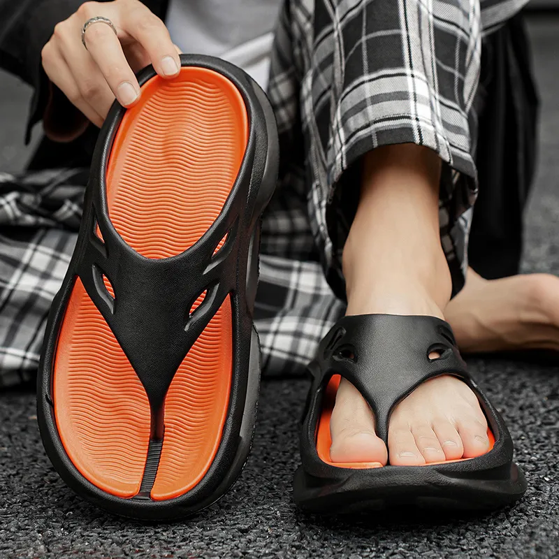 Budding Bear Quiet Odor Resistant Abrasion Resistant Slip Resistant Flip Flops Men's-14