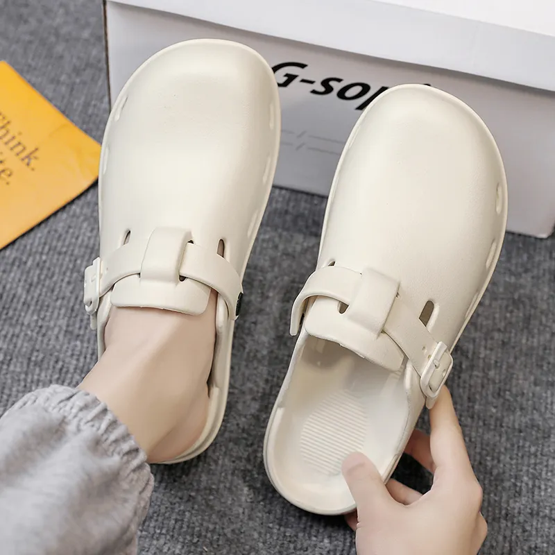 Budding Bear EVA Abrasion Resistant Slip Resistant Wrap toe Slippers Men's-9