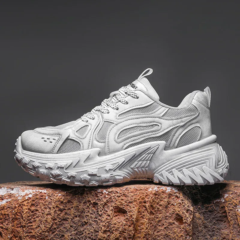 Budding Bear Anti-Slip Wear-Resistant Breathable Lightweight Height Increasing Low-Top Chunky Sneakers Unisex-17