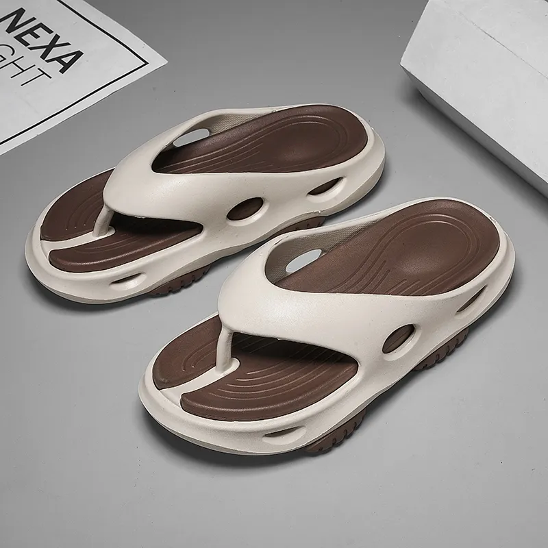 Budding Bear EVA Quiet Odor Resistant Abrasion Resistant Slip Resistant Flip Flops Men's-11