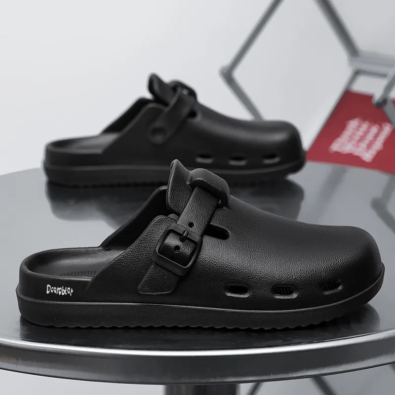 Budding Bear EVA Abrasion Resistant Slip Resistant Wrap toe Slippers Men's-1