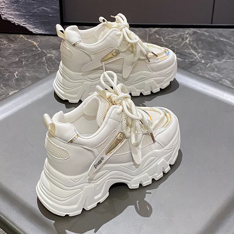 Budding Bear Abrasion Resistant Breathable Slip Resistant Low Top Chunky Sneakers Women's-20