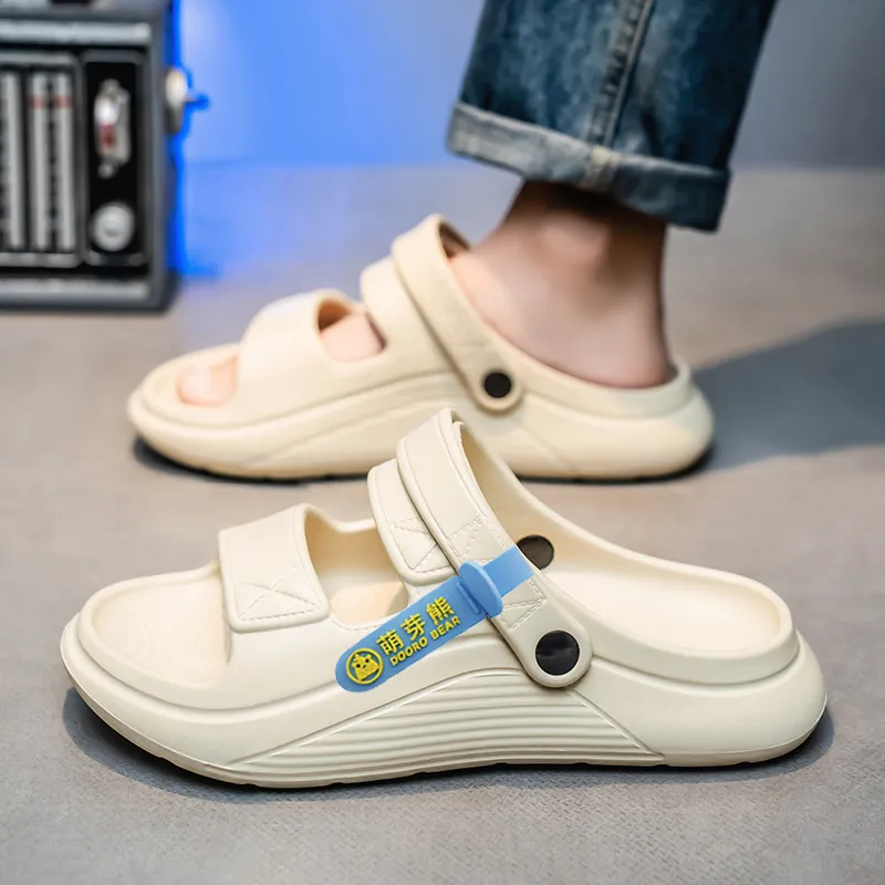 Budding Bear Cut-Out Slip-Resistant Odor-Resistant Slide Slippers Unisex-22