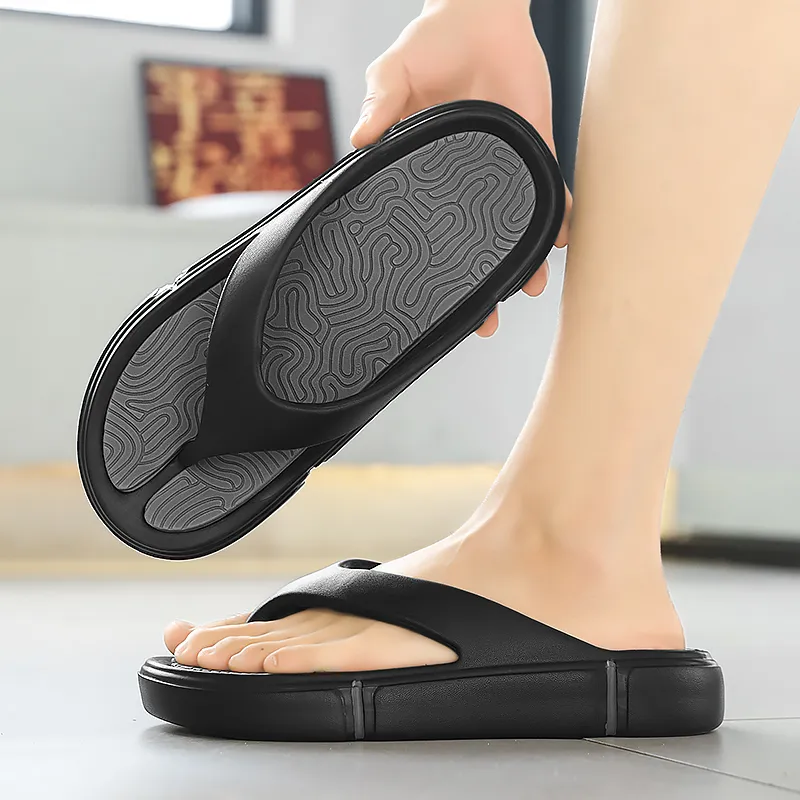 Budding Bear EVA Quiet Odor Resistant Abrasion Resistant Slip Resistant Flip Flops Men's-3