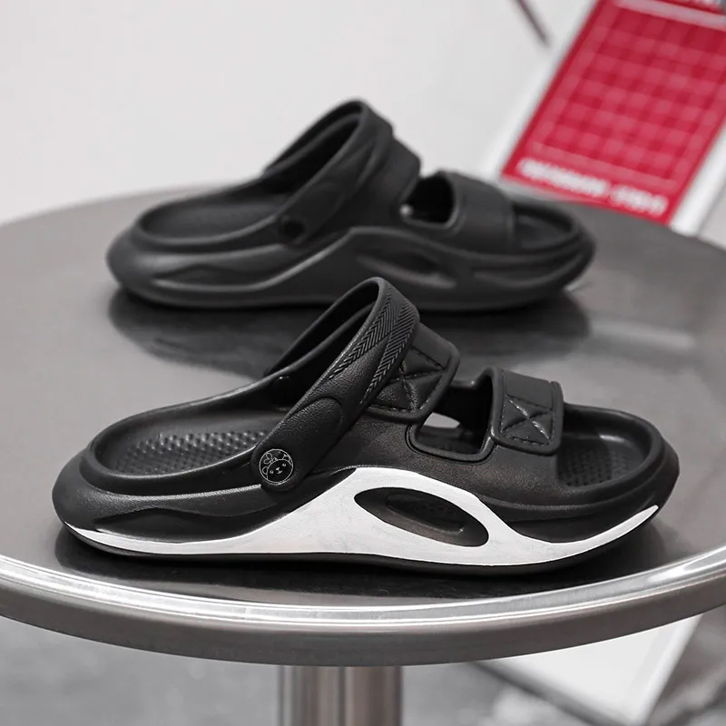 Budding Bear EVA Quiet Slip Resistant Odor Resistant Abrasion Resistant Slide Slippers Men's-1