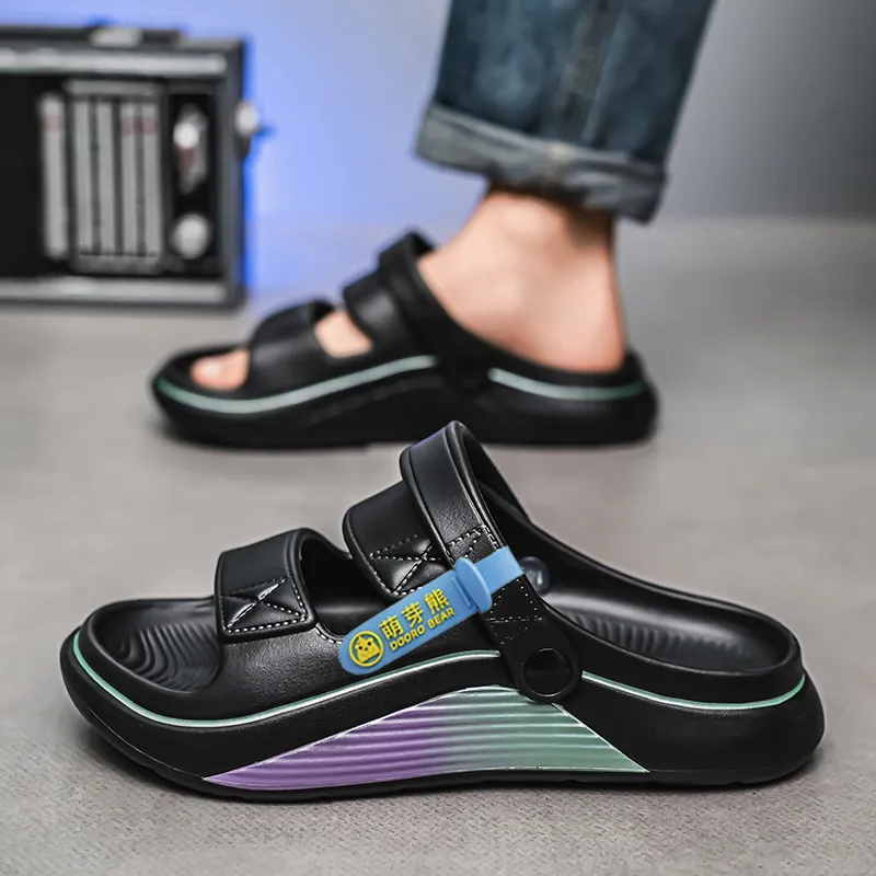 Budding Bear Cut-Out Slip-Resistant Odor-Resistant Slide Slippers Unisex-70