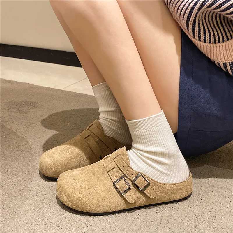 Budding Bear Quiet Abrasion Resistant Closed Toe Slippers Women's-9