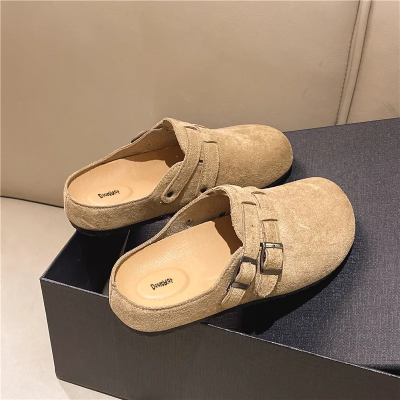 Budding Bear Quiet Abrasion Resistant Closed Toe Slippers Women's-7