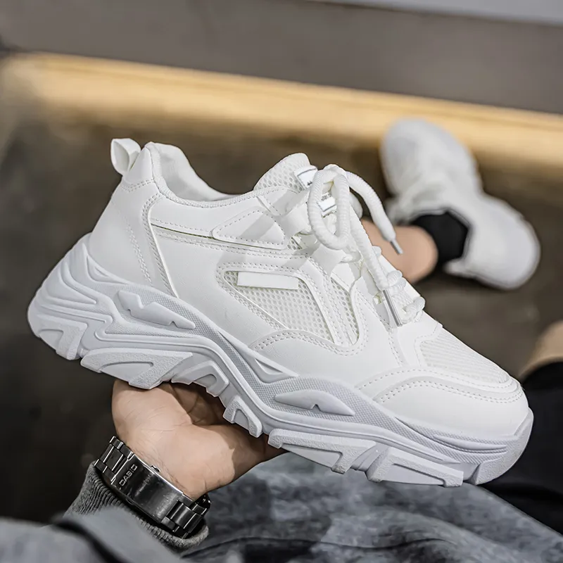 Budding Bear Anti Slip Wear Resistant Low Top Chunky Sneakers Men's Box-5