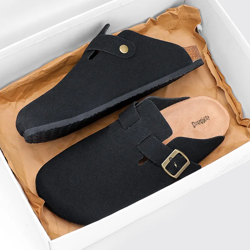 Budding Bear Quiet Odor Resistant Abrasion Resistant Slip Resistant Antibacterial Massage Closed Toe Slippers Unisex-14