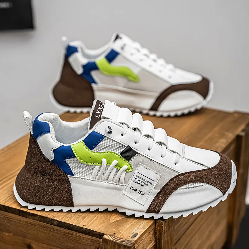 Budding Bear Anti-Slip And Wear-Resistant Lightweight Height Increasing Low-Top Casual Shoes Men's-34