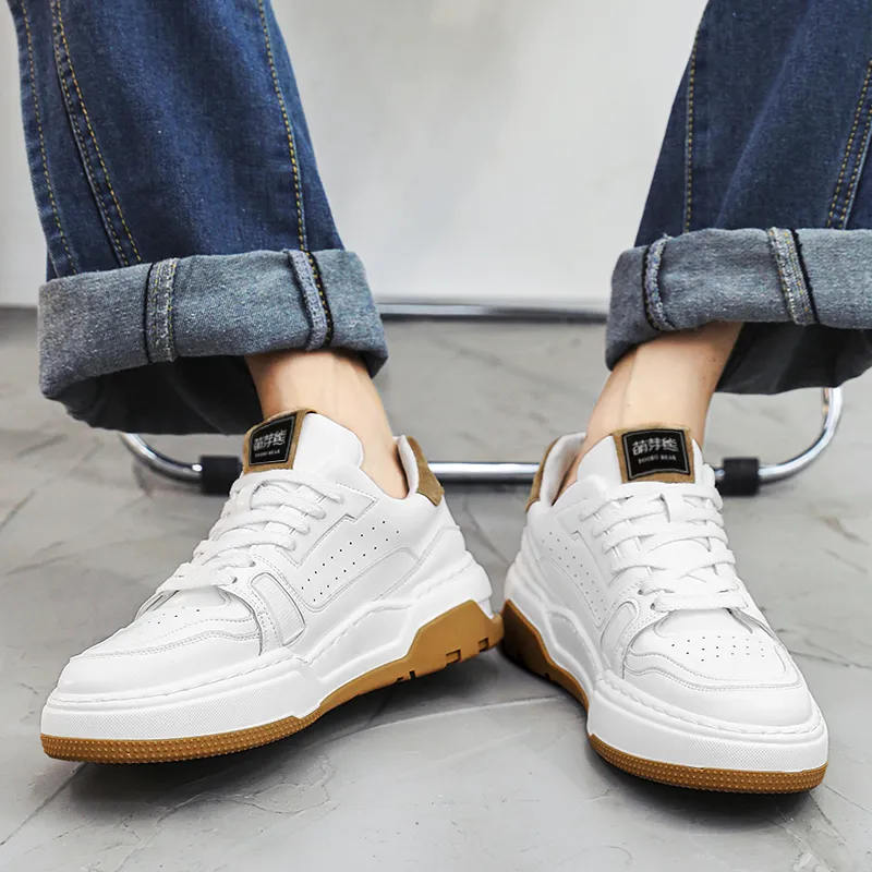 Budding Bear Slip Resistant, Abrasion Resistant, Breathable Low Top Skateboard Shoes Men's-3