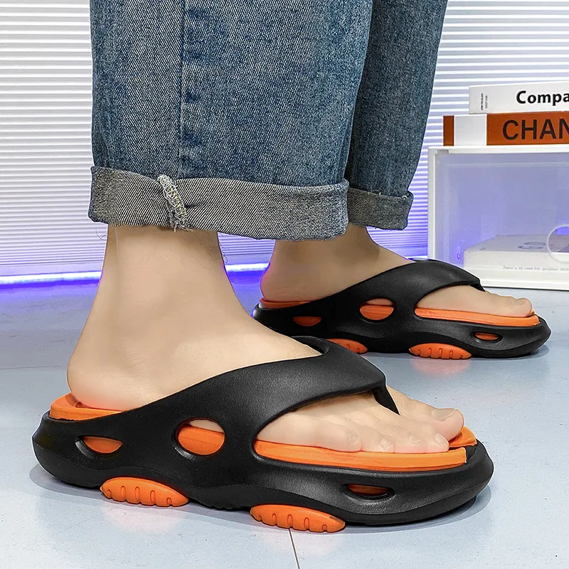 Budding Bear EVA Quiet Odor Resistant Abrasion Resistant Slip Resistant Flip Flops Men's-18