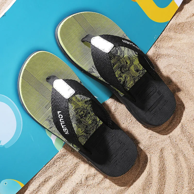 Budding Bear Quiet Odor Resistant Abrasion Resistant Slip Resistant Flip Flops Men's-11