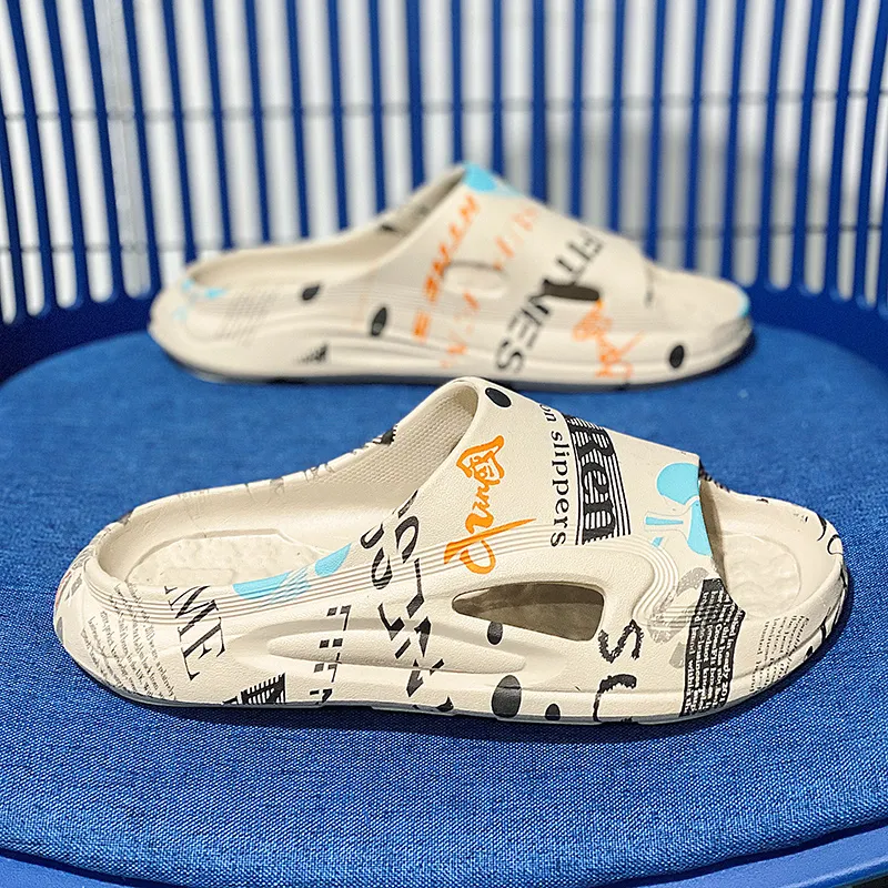 Budding Bear EVA Quiet Slip Resistant Odor Resistant Abrasion Resistant Slide Slippers Men's-11