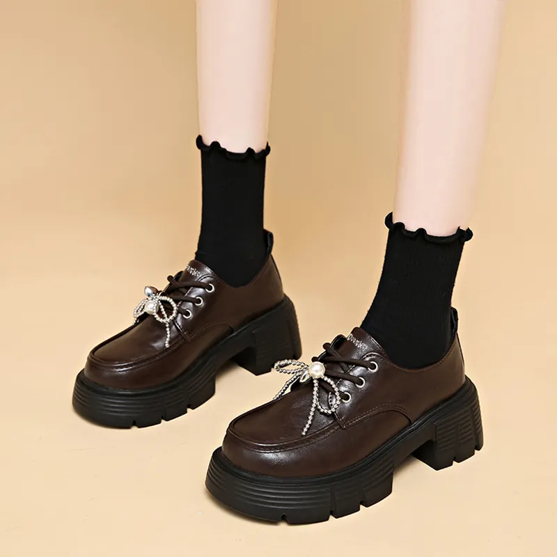 Budding Bear Casual Single Shoes 4.5cm Women's-10