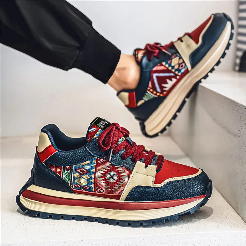 Budding Bear Slip Resistant, Abrasion Resistant, Breathable, Height Increasing Low Top Casual Shoes Men's Box-13