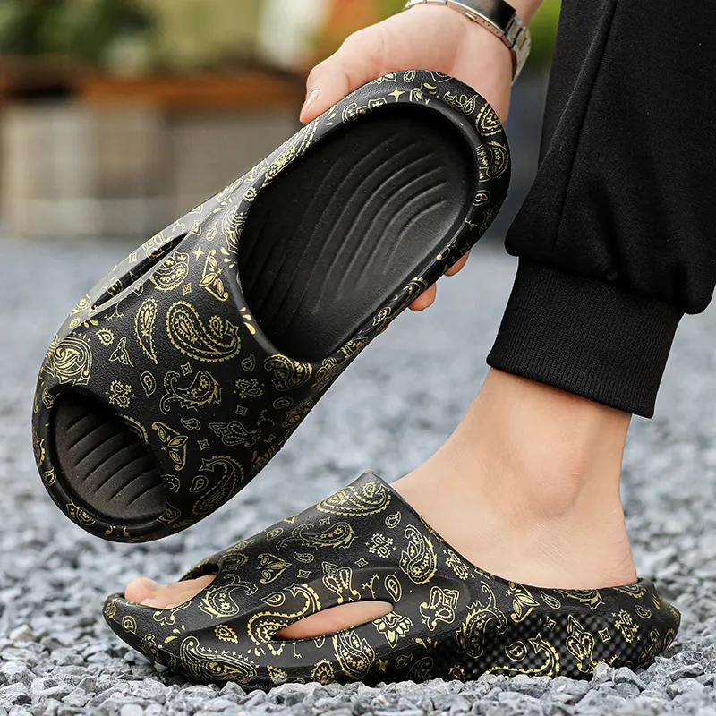 Budding Bear EVA Quiet Slip Resistant Odor Resistant Abrasion Resistant Slide Slippers Men's-4