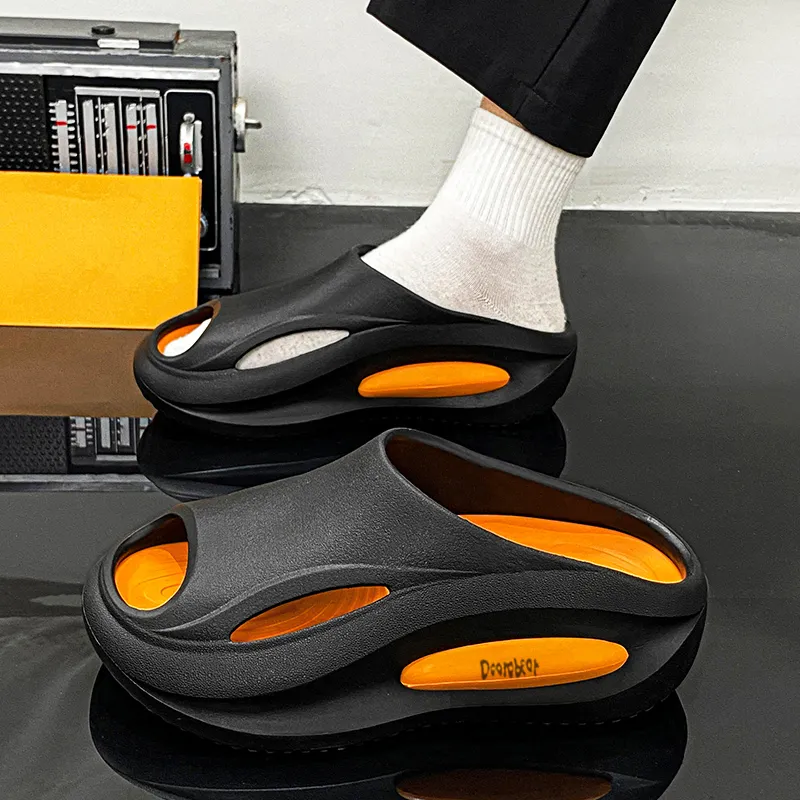 Budding Bear EVA Cut Out Quiet Slip Resistant Massage Cushioning Slide Slippers Unisex-8
